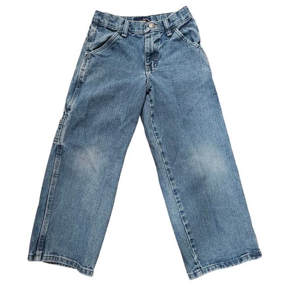 Basic editions Boys Carpenters 90s Denim Jeans Size 8 - Picture 1 of 9